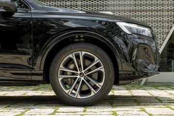 audi-q7-2024-14-130037 Audi Q7 2025 sử dụng la-zăng hợp kim 20 inch thiết kế 5 chấu kép trên phiên bản S line