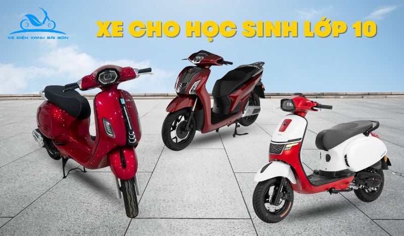 Học sinh lớp 10 đi xe gì?
