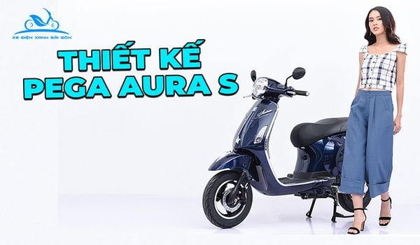 Về thiết kế của xe máy điện Pega Aura S