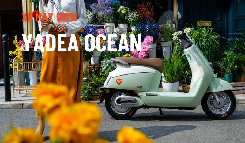 Xe máy điện Yadea Ocean yên thấp