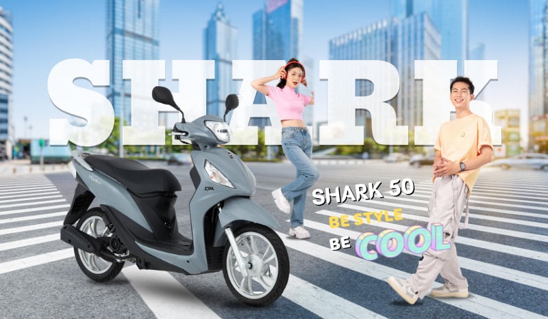Xe tay ga 50cc SYM Shark
