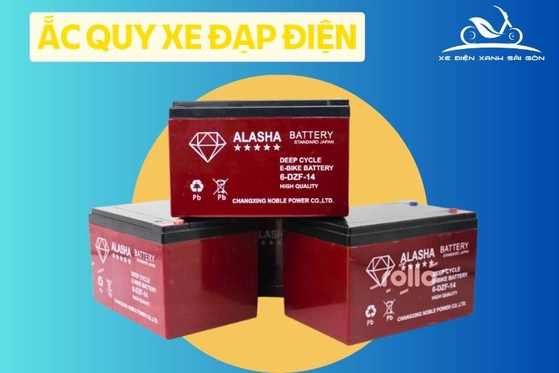 Ắc quy cho xe đạp điện