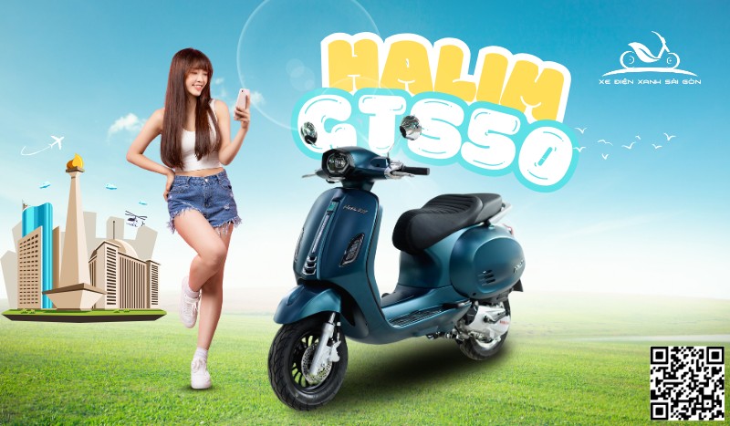 Xe tay ga 50cc dưới 30 triệu - Halim GTS50