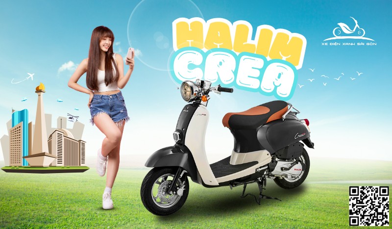 Xe tay ga 50cc dưới 30 triệu - Halim Crea