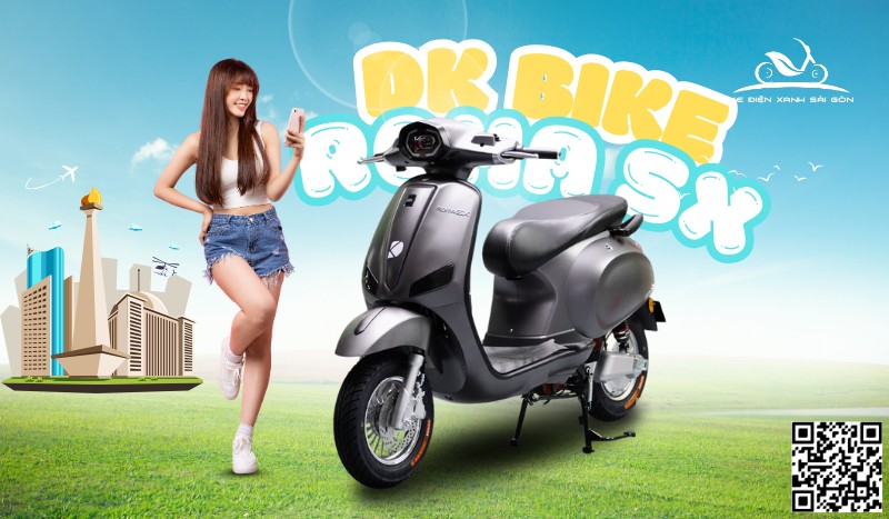 Xe tay ga 50cc dưới 30 triệu - DK Roma SX