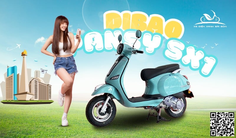 Xe tay ga 50cc Dibao Pansy SX1 (bản 2024)