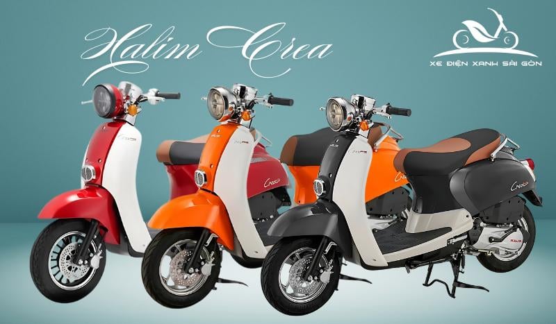 Xe tay ga 50cc Halim Crea nhỏ gọn cho nữ