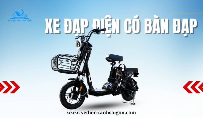 Các loại xe đạp điện có bàn đạp