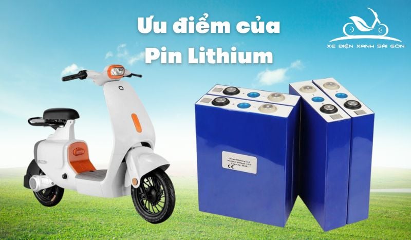 Ưu điểm của xe đạp điện sử dụng pin lithium