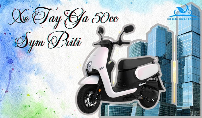Xe tay ga nhỏ gọn nhẹ 50cc - SYM Priti