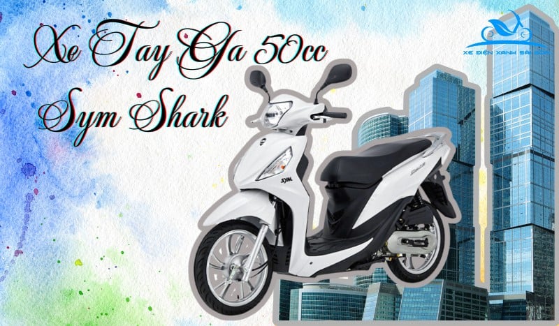 Xe tay ga nhỏ gọn nhẹ 50cc - SYM Shark