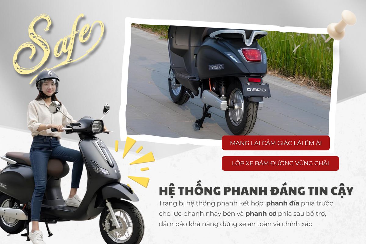 Dibao Tesla Dio Đèn Vuông - Thế Giới Xe Điện