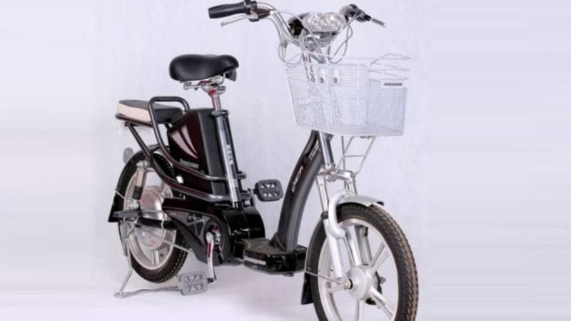Xe đạp điện Bridgestone màu đen