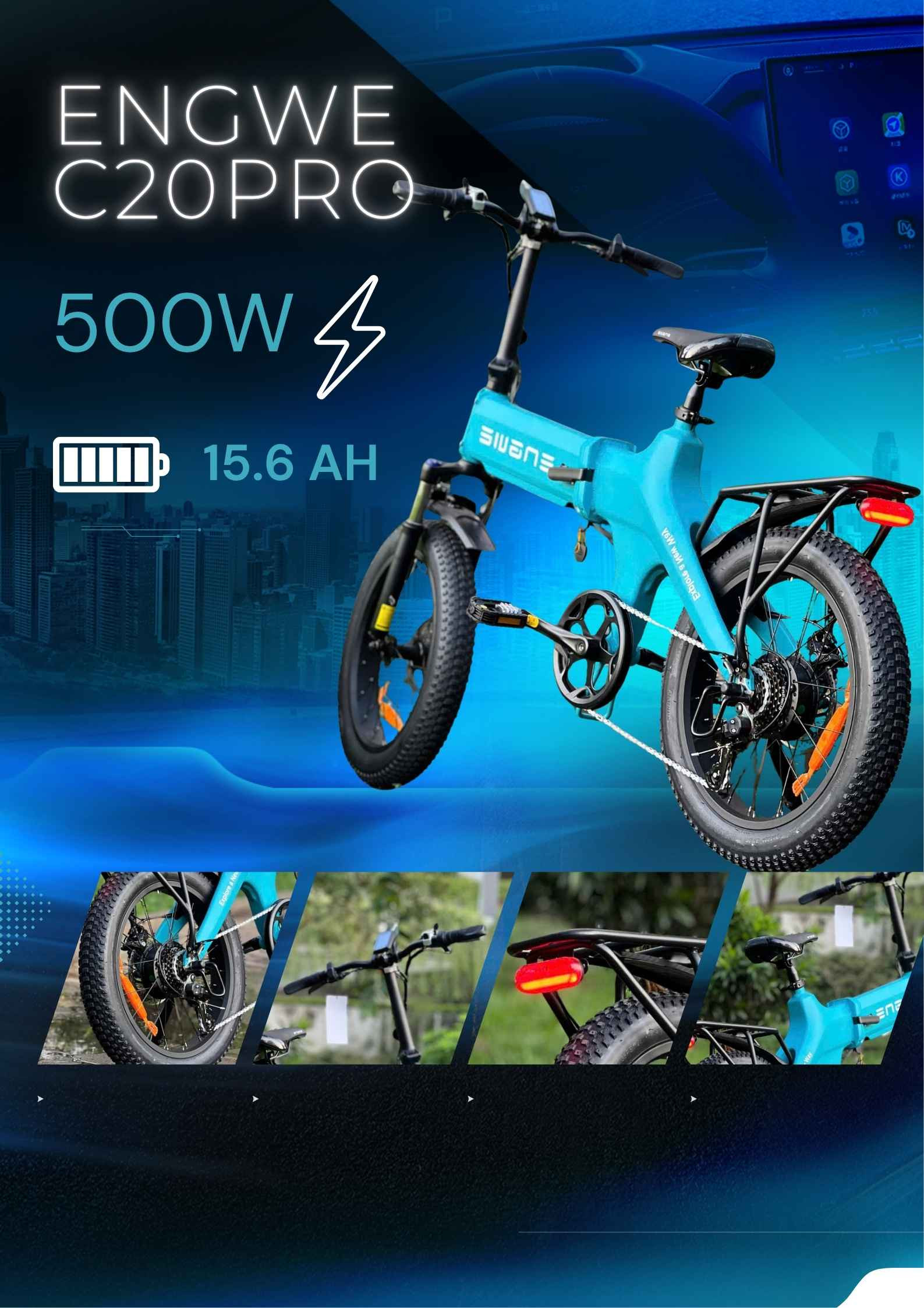 engwe-c20-pro ảnh mẫu xe c20 pro