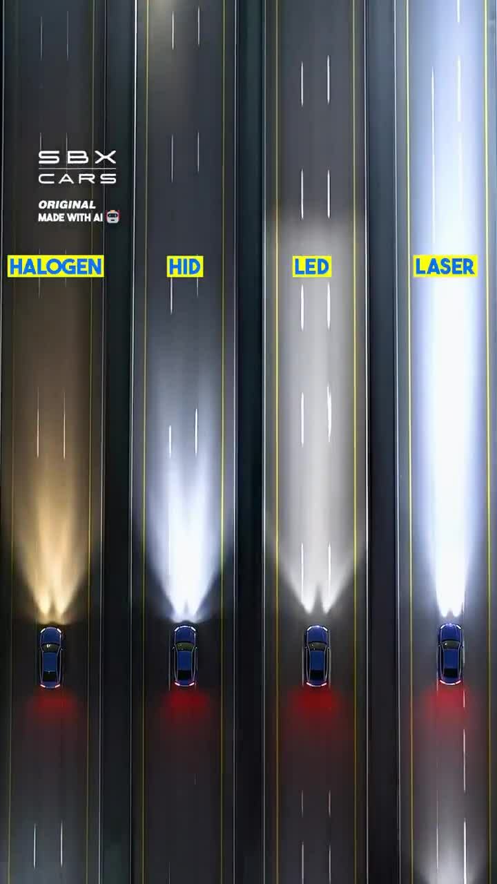 Sự khác nhau giữa 4 loại đèn pha phổ biến trên ôtô