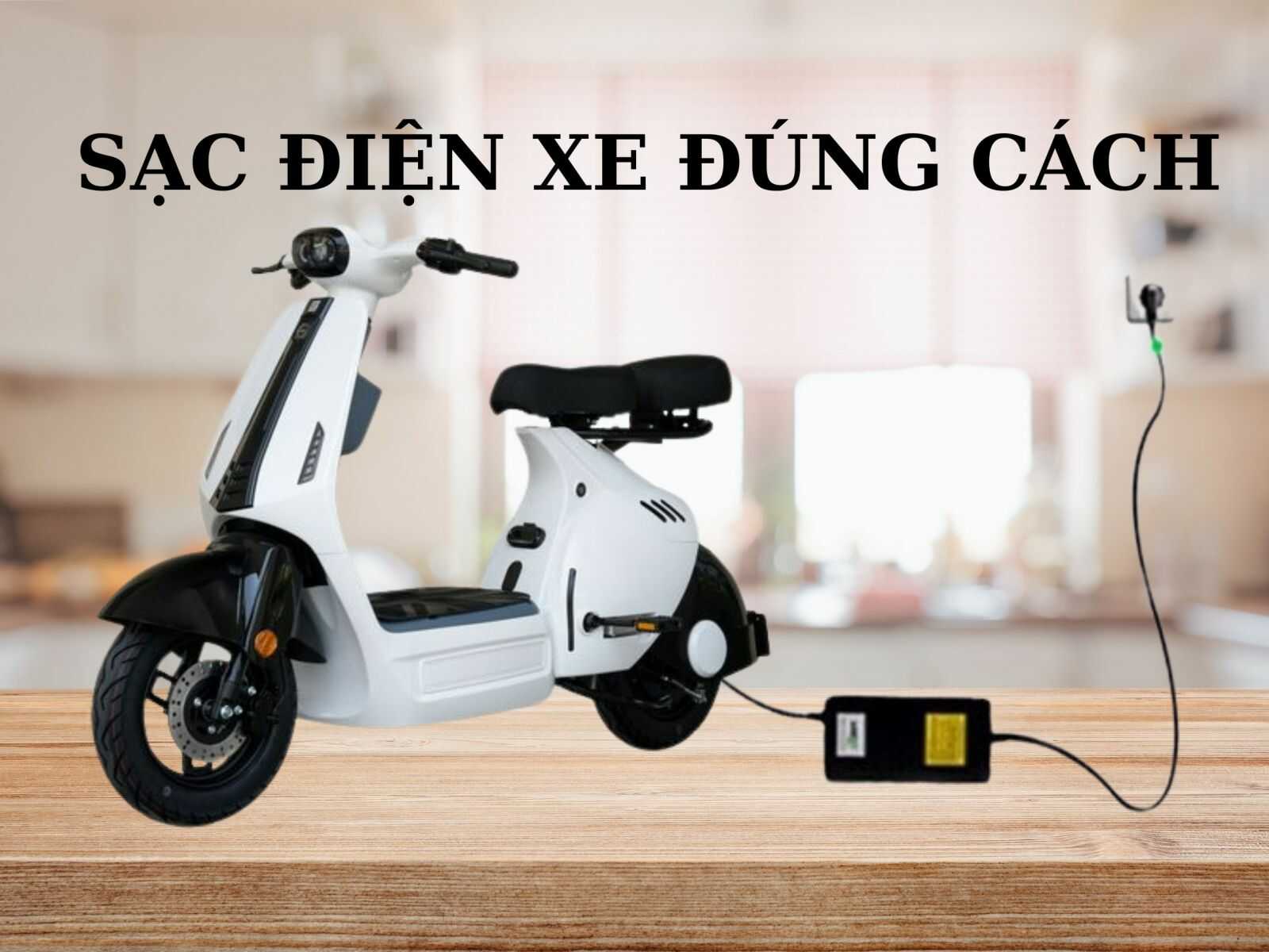 sai lầm khi sạc pin xe điện
