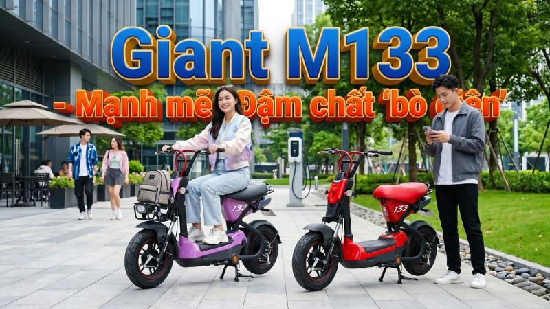 Review chi tiết: Xe đạp điện Giant M133 có tốt không?