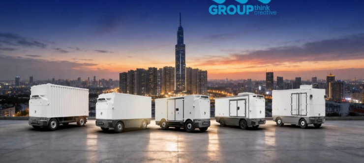 1783081000-50e1c6f33b-width740height332 Hình ảnh minh họa xe tự hành chở hàng (Ảnh: HCMC C4IR cung cấp)