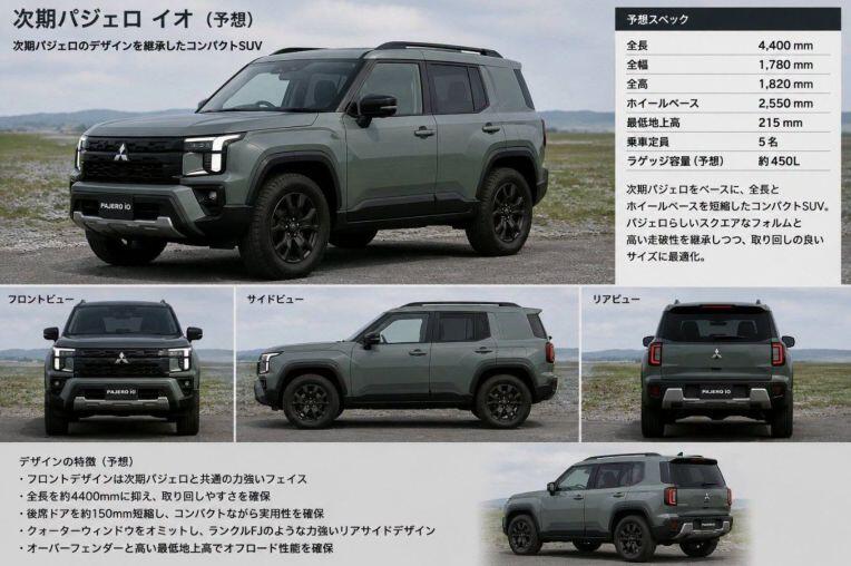 m-1-1784017908-592-width764height508 Lộ thêm ảnh phác thảo mới về dòng Mitsubishi Pajero iO - 2