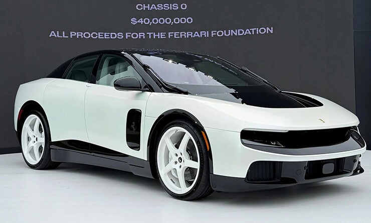 Ferrari Luce Chassis 0 đầu tiên được bán đấu giá 40 triệu USD. Ảnh: Drive