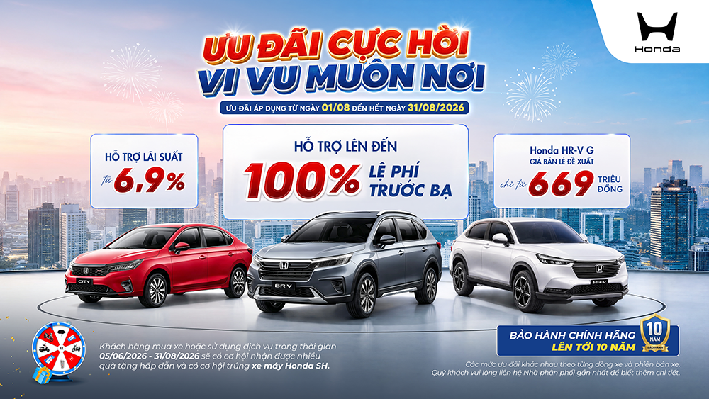 Honda Việt Nam tung ưu đãi cực hời – vi vu muôn nơi - 1