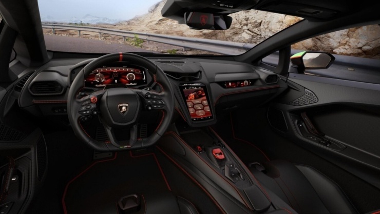 1789355321-7a05f843a5-lamborghini_temerario_18-width740height417 Khoang nội thất được thiết kế dựa trên triết lý “như một phi công” giúp người lái cảm nhận rõ kết nối với cỗ máy tốc độ.