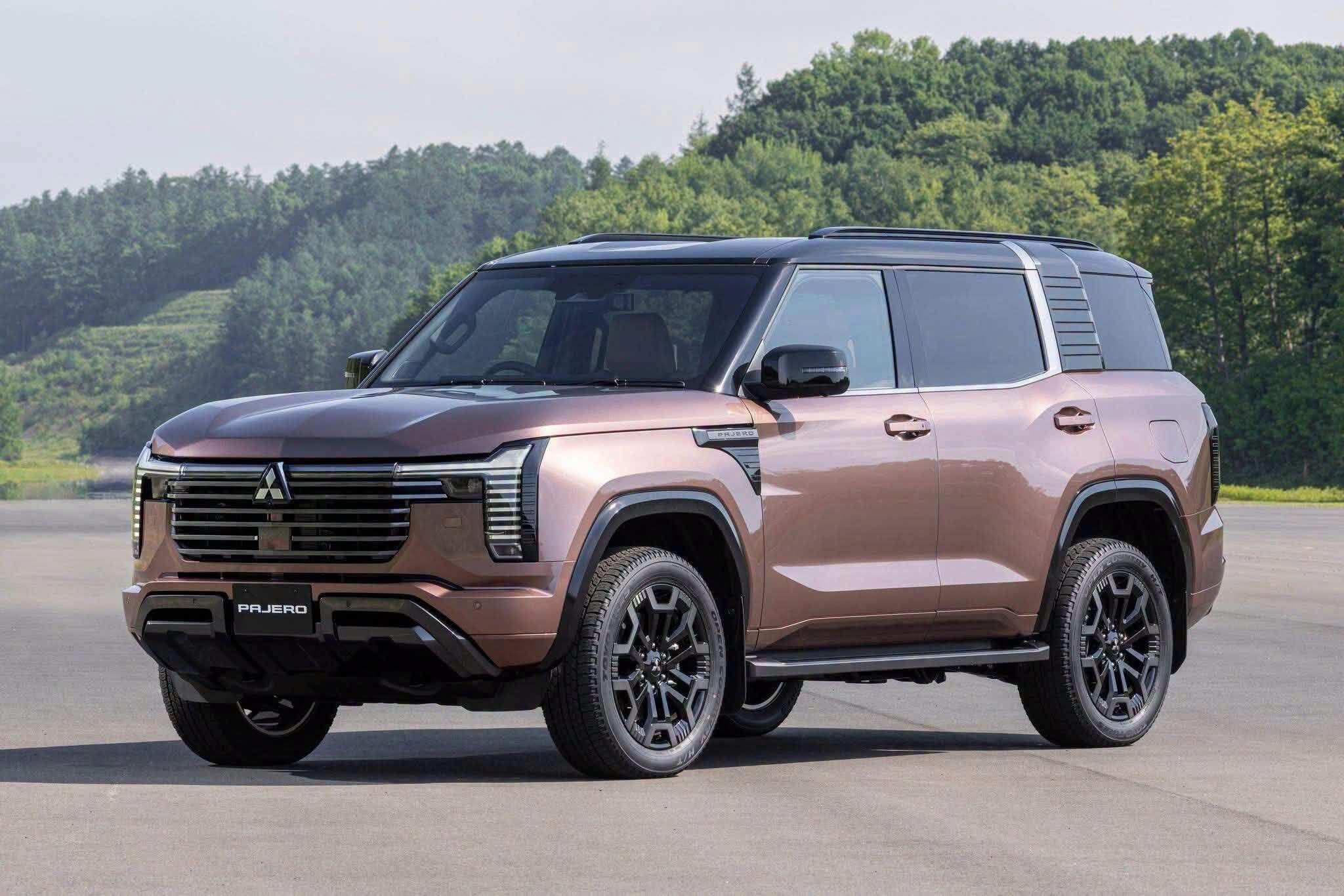 p-2-1788371237-618-width2048height1366 Pajero thế hệ thứ 5 sở hữu kích thước dài x rộng x cao: 4.920 x 1.925 x 1.910 mm.