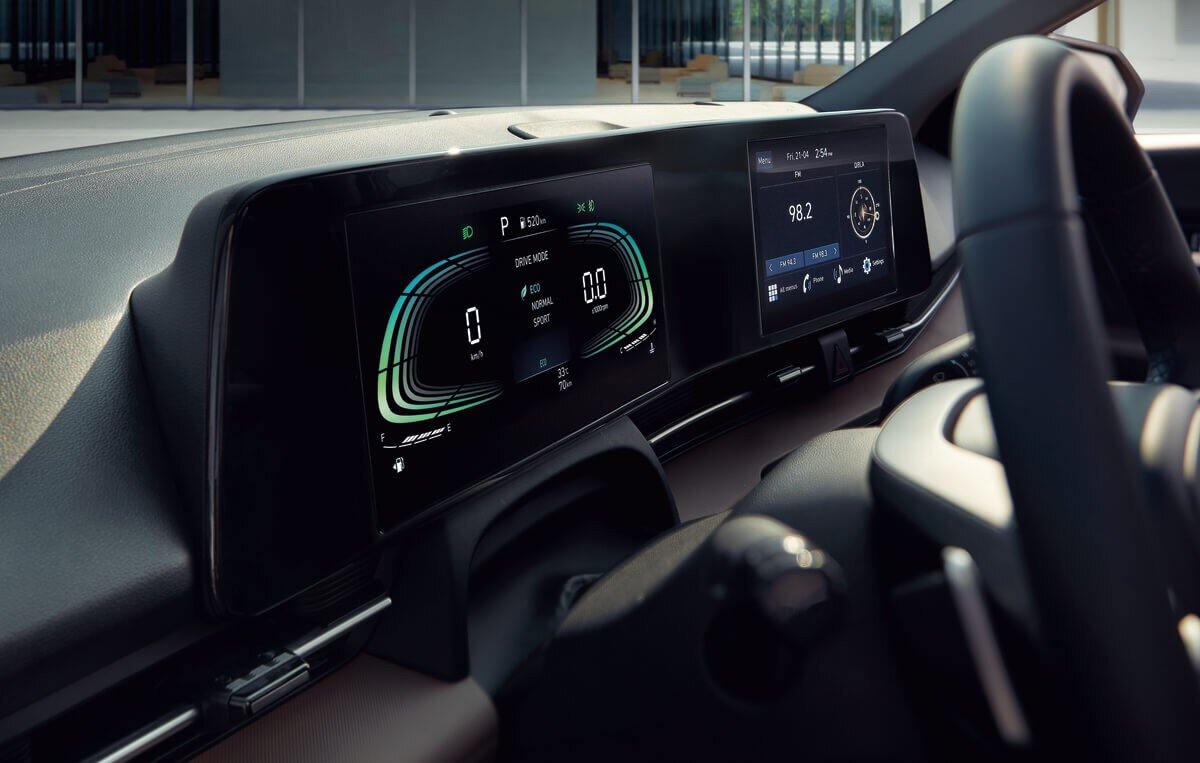Một phần nội thất mẫu Hyundai Accent mới.