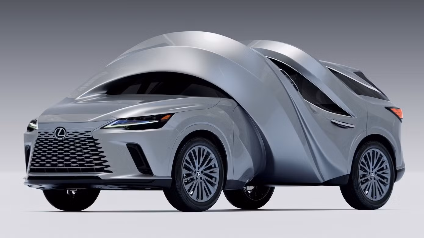 Bộ đôi SUV Lexus bị uốn cong, vặn xoắn thành hình thù kỳ lạ - 6
