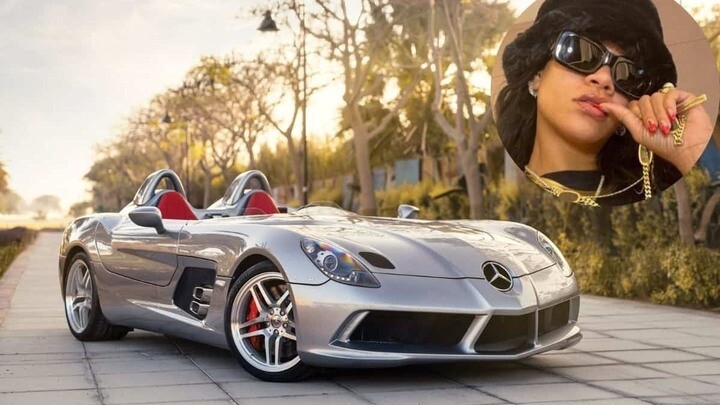 1792547947-7471c9e368-rihanna-car-collection-hero-20-width720height405 Mercedes-Benz SLR McLaren Stirling Moss Edition nằm trong bộ sưu tập của Rihanna.