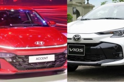 Dưới 600 triệu đồng, nên chọn Toyota Vios hay Hyundai Accent?