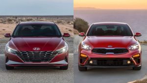 So sánh Hyundai Elantra 2023 N-Line và KIA K3 2023 GT
