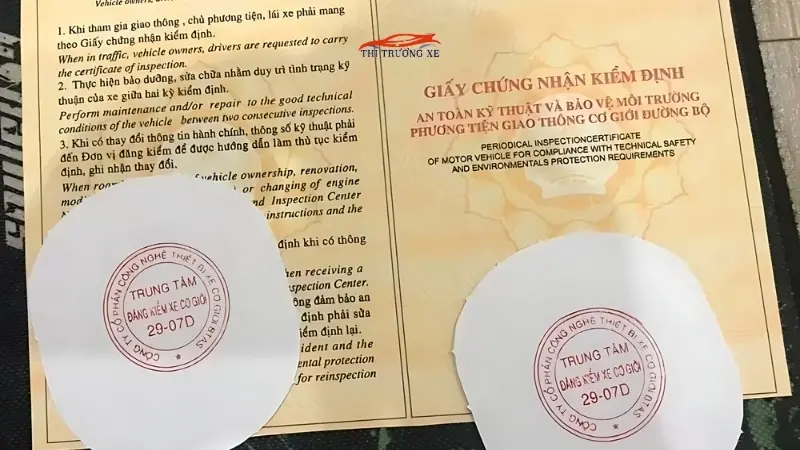 Giấy đăng kiểm ô tô có thời hạn bao lâu