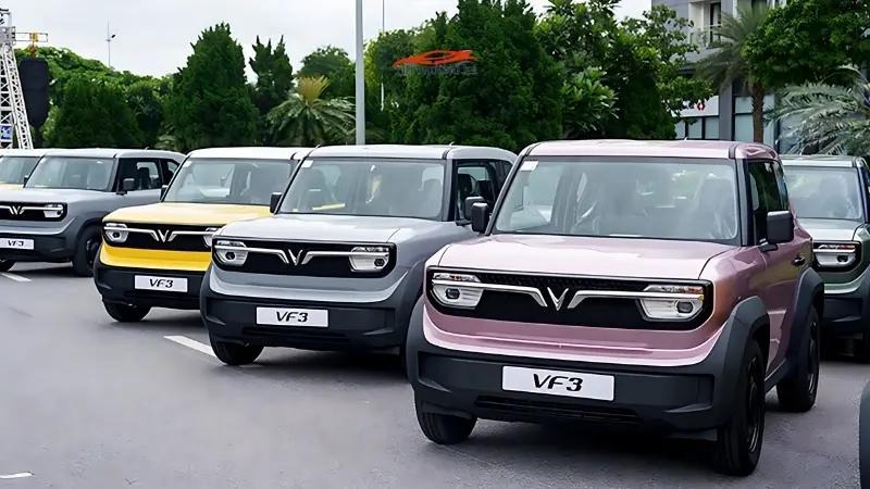 Trang bị ngoại thất Vinfast VF3 2024