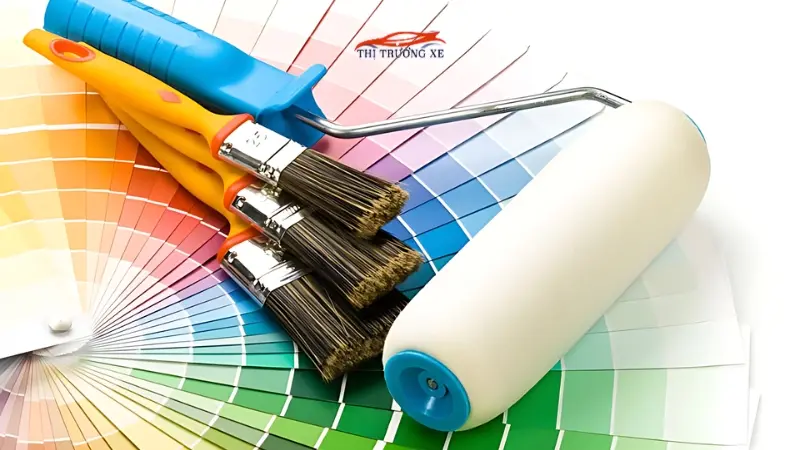 Pha màu sơn ô tô cần chú ý điều gì