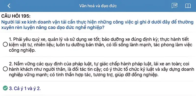 Mẹo giải 100 câu hỏi Luật giao thông