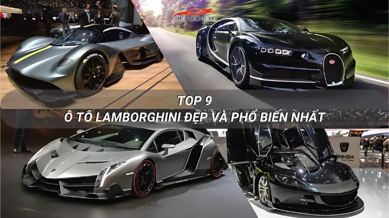 9 mẫu xe lamborghini đẹp và được ưa chuộng