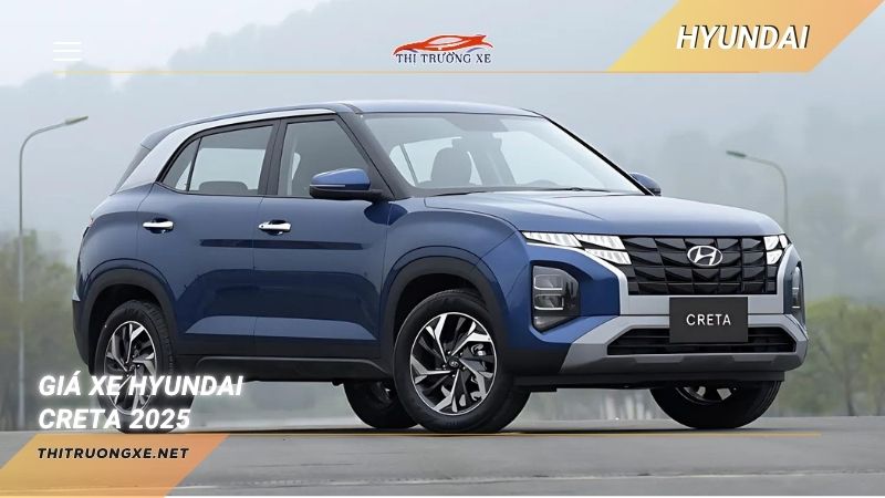 Hyundai Creta 2025: Giá xe, thông số kèm hình ảnh mới nhất