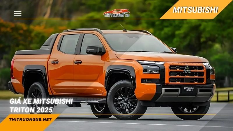 Mitsubishi Triton 2025: Giá bán, thông số và hình ảnh mới nhất