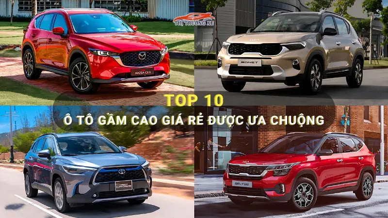 Danh sách xe 5 chỗ gầm cao giá rẻ