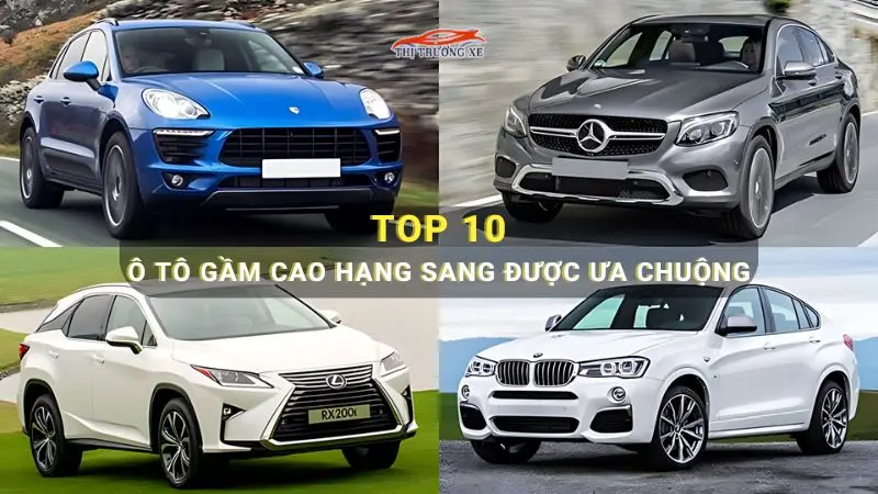 Top 10 xe 5 chỗ gầm cao hạng sang