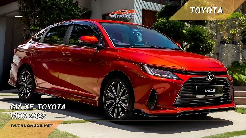 Toyota Vios 2025: Giá xe, thông số và hình ảnh