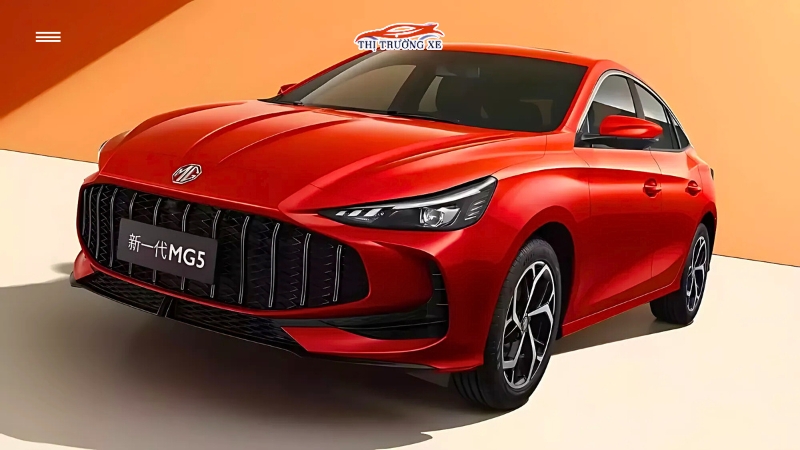 thiết kế đầu xe MG5 2025