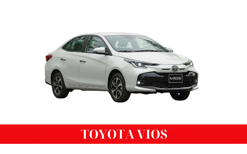 Giá xe Toyota Vios dao động từ 489 - 641 triệu đồng