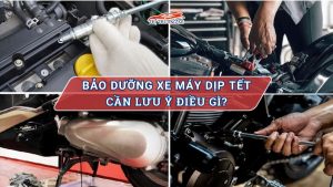 Bảo dưỡng xe máy dịp Tết