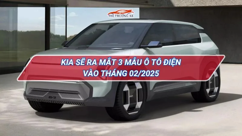 Kia sẽ ra mắt 3 mẫu ô tô điện