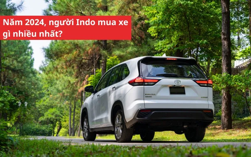 Năm 2024, xe ô tô nào bán chạy nhất Indonesia?