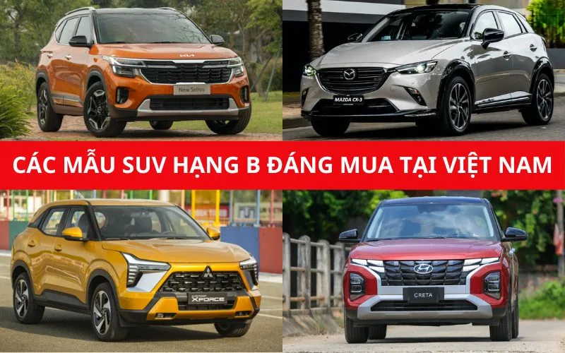 Các mẫu SUV hạng B đáng mua tại Việt Nam