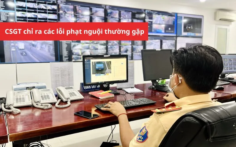 CSGT chỉ ra các lỗi phạt nguội thường gặp khiến nhiều người bất ngờ