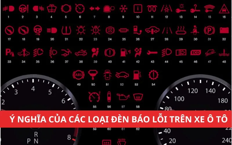 Có bao nhiêu loại đèn báo lỗi trên xe ô tô? Ý nghĩa của các loại đèn báo lỗi trên ô tô này là gì?